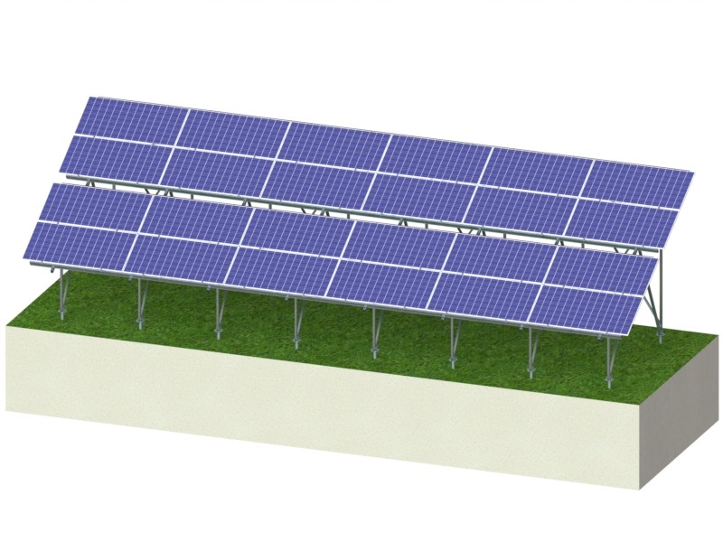 Solar-Bodenmontage