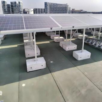 Singapur-Flachdach-Solarmontagesystem